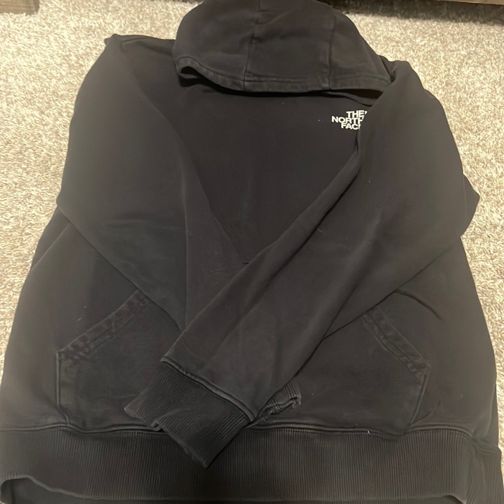 The North Face Youth Logowear Pullover Hoodie Boys Large 14-16 Camo Back Logo